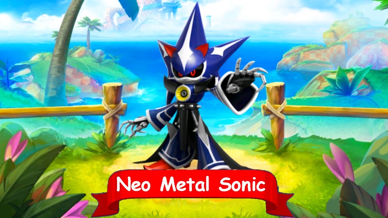 Sonic Dash - Neo Metal Sonic Unlocked and Fully Upgraded Update All 116 Characters unlocked Gameplay