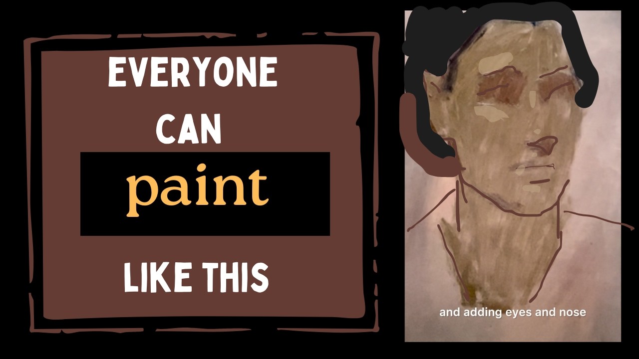 Портрет маслом в земляных тонах #портретмаслом