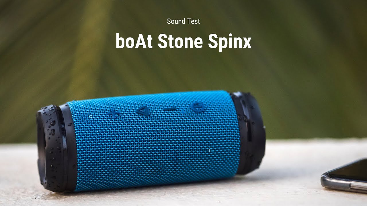 boAt SpinX Bluetooth Speaker Sound Test 