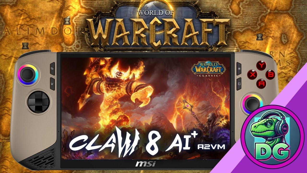 MSI Claw 8ai: Learning Wow on Handheld