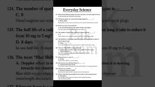 40 mcqs of Everyday Science. #css #everydayscience #everydaysciencemcqs #pms