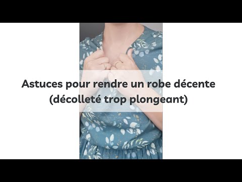 Vidéo: 3 façons simples de réparer un décolleté de robe portefeuille