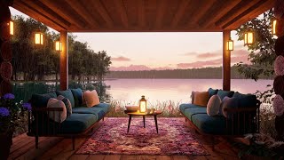 Relax to the Sound of Rain on a cozy Lakefront Patio - Rain for Study, Sleep, Focus, De-stress by Night Dreams 11,936 views 1 year ago 8 hours