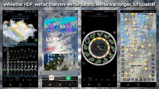 eWeather HDF: wetter, mehrere wetterdienste, wetterwarnungen, luftqualität, geomagnetischen sturm screenshot 2