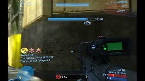 The Best Halo 3 No Scope EVER!!! (6 Ricochets!) - UNBELIEVABLE!!!