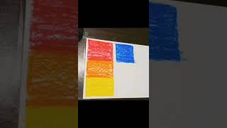Oil Pastel Scenery Drawing | oilpastel drawing step by step | 123 go |  #shorts