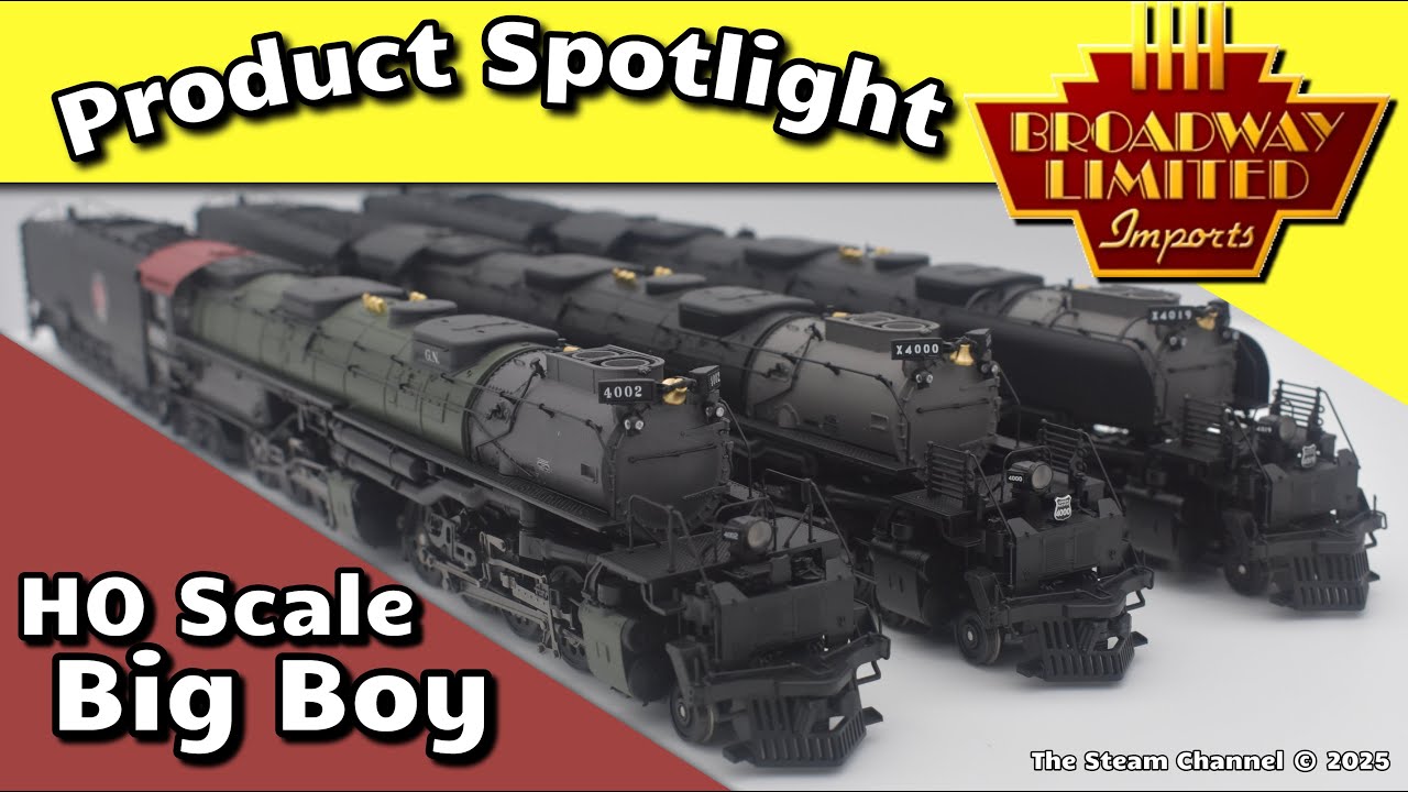 Product Spotlight | Broadway Limited UP Big Boy Paragon4 Sound/DCC & Great Northern Fantasy!
