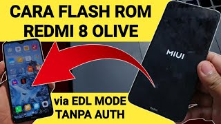 How To Flash Redmi 8 Bootloop Without Auth Edl File Mode For Free Without Ubl
