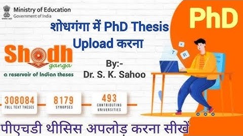 How to upload thesis on Shodhganga (Step by Step)