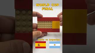 Spain vs Argentina LEGO Flag Build — The Final! 🏆