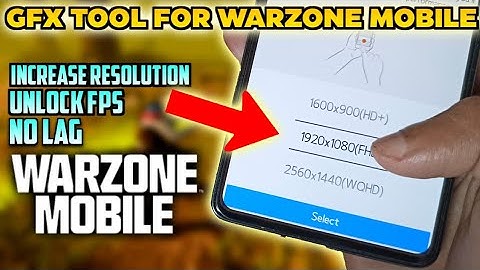 [OUTDATED]Warzone Mobile RESOLUTION INCREASE Trick | Unlock 60 FPS | GFX TOOL for WARZONE MOBILE