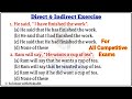 Direct Indirect speech Practice Set | Direct and Indirect Speech in English grammar|Narration change