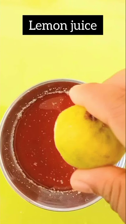 Simple experiment Using Detergent and Lemon | Science Experiments 🧪📝| Acid and Alkali |