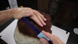 How to hair a Michael Myers MASK Part 3  Hair Styling