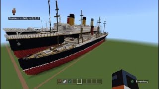 RMS Carpathia in Minecraft