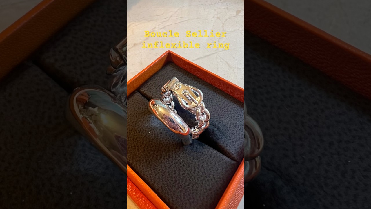 HERMÈS Boucle Sellier inflexible ring !! #hermes - YouTube display picture 1