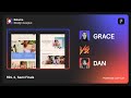 Rdl 2  semifinal grace vs dan  feminine organic skincare theme  web design esports on figma