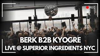 Download Lagu BERK b2b KYOGRE Live @ Superior Ingredients, NYC | Tech House, Techno, Bass House Set MP3