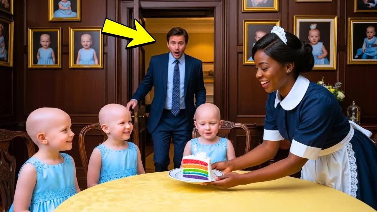 THE BILLIONAIRE’S TRIPLETS WERE DYING — UNTIL THE NEW MAID DID THE UNTHINKABLE