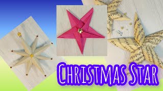 3 ideas/Christmas Star 🌟 from paper