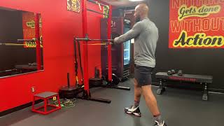 Contralateral Resistance band pull