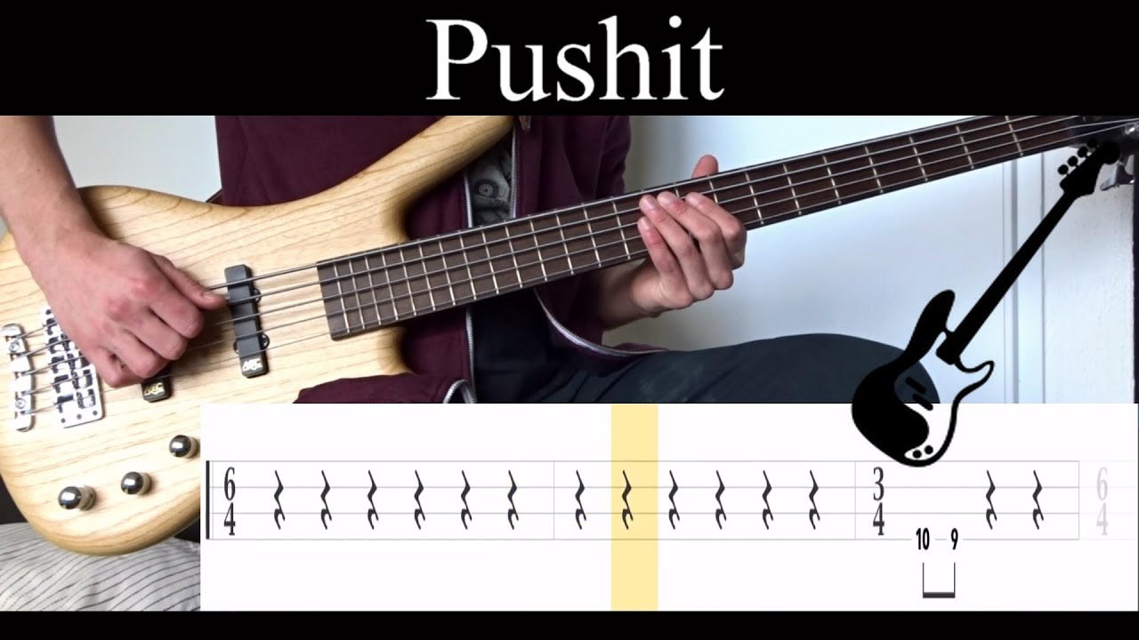 Pushit (Tool) (BASS ONLY) Bass Cover (With Tabs) YouTube