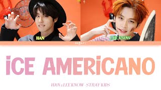 Stray Kids (스트레이 키즈) Lee Know, Han [SKZ RECORD ] - Ice Americano [Color Coded Lyrics Han/Rom/Eng]