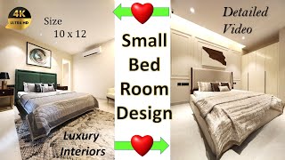 Small Bedroom Interior design | Bedroom Interior for 10x12 room | Bedroom Makeover in a budget