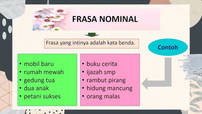 Apa Itu Frasa Nominal Dan Contohnya Apa Itu Frasa Nominal Dan Contohnya