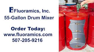 Fluoramics’ 55-Gallon Drum Mixer: Attach to drill for mixing paints, oils, and other liquids.