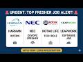Hiring Now: NEC DevOps Fresher, Harman Intern & Kotak Jobs 💼 Apply Today! 🚀