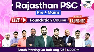 Rajasthan PCS (Pre + Mains) Live Foundation Batch Launch | RPSC 2024 | RAS 2024 Study IQ screenshot 3