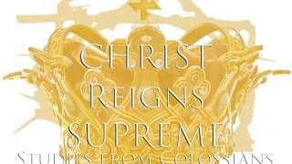 Christ: The Hope of Glory (Colossians 1:27) Billy McGuiggan