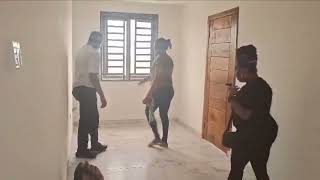 Building in Ghana  A final walk through of our completed 4-bedroom house #brightandclara