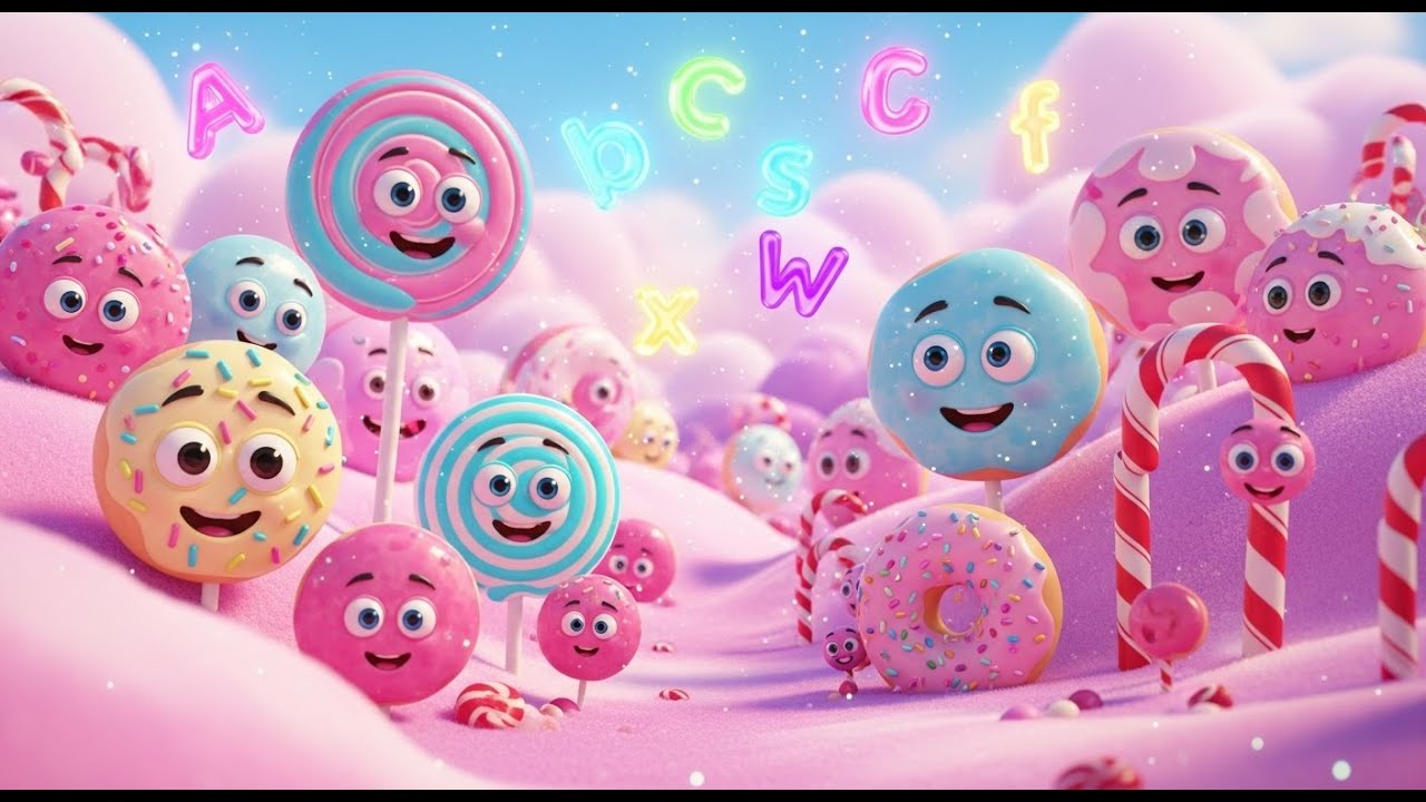 ABC Adventure in Candy Land 🍭🌈 | Fun Kids Story | Educational Adventure for Children