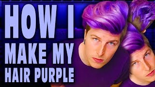 (COLORED HAIR TWITTER CHALLENGE)PRAVANA VIVIDS VIOLET HAIR COLOR