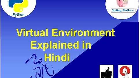 Virtual Environment in Python | Hindi |#Python #virtualenv