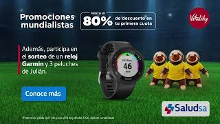 Vive la emoción del Mundial con Saludsa.⚽