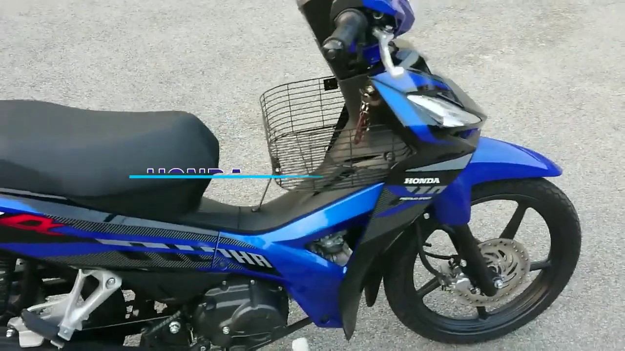 Honda wave alpha 2020 sport rim - YouTube