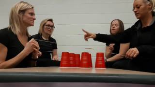 Cup stacking (team building exercise)
