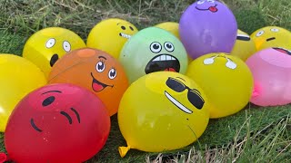 experiment rolling a balloon on grass ( eksperimen menggelundungkan balon ) - Funny Videos