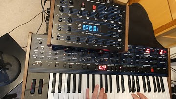 OB-6 controlled by POLYPHONIC LFE using MPE
