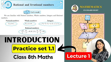 Class 8th Maths | Practice set 1.1 | Chapter 1 Rational and Irrational Numbers | Intro | Lec 1
