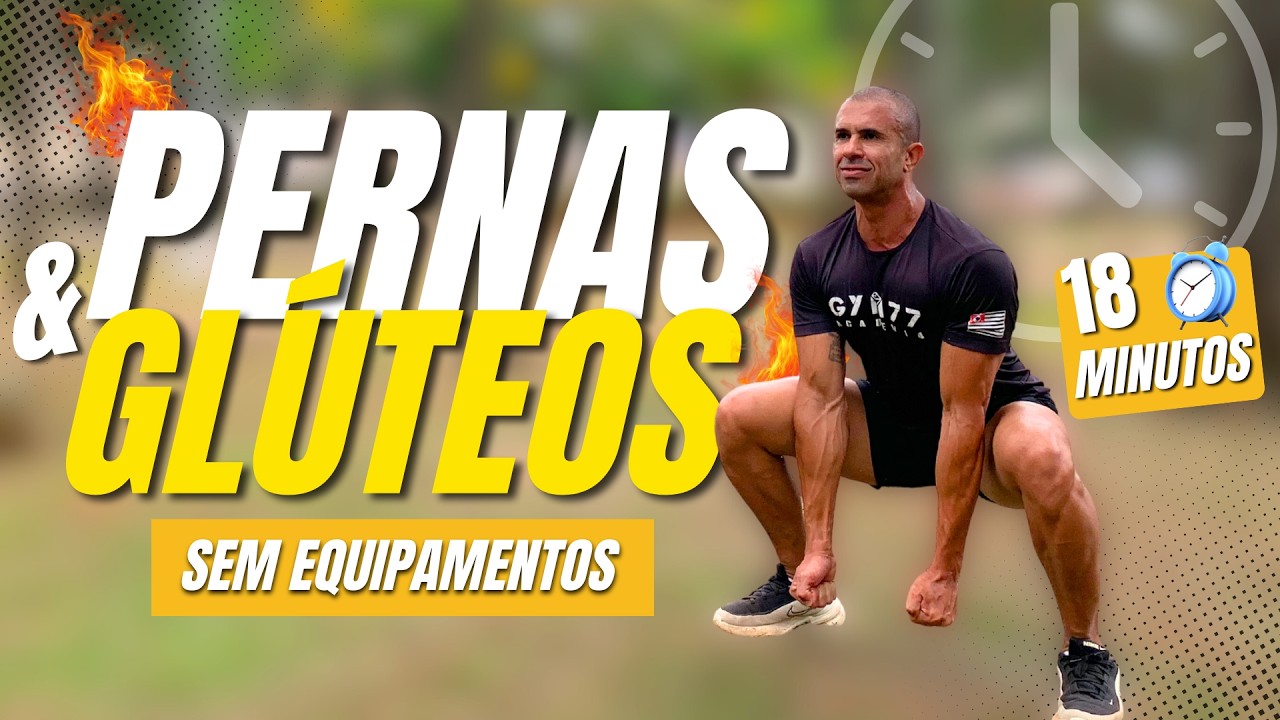 TREINO DE PERNAS E GLÚTEOS INTENSO – Queime Gordura e Tonifique Rápido