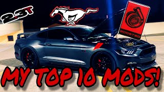 MUSTANG ECOBOOST TOP 10 MODS! 🏎💨