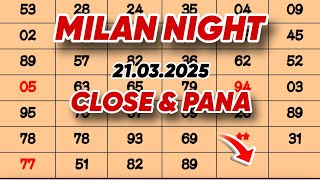 MILAN NIGHT CLOSE | MILAN NIGHT CLOSE PANA 21/03/2025 | MILAN NIGHT