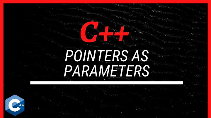 C++ Tutorial [27] - Pointers as Function Parameters