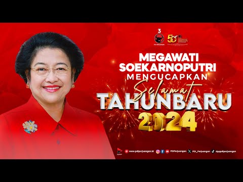 Megawati Soekarnoputri Mengucapkan Selamat Tahun Baru 2024 Kepada Seluruh Masyarakat Indonesia