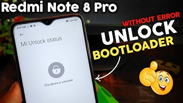 Unlock Bootloader - Redmi Note 8 Pro⚡⚡