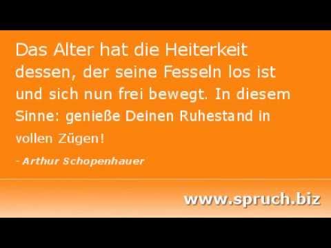 Spruch Zum Ruhestand Youtube